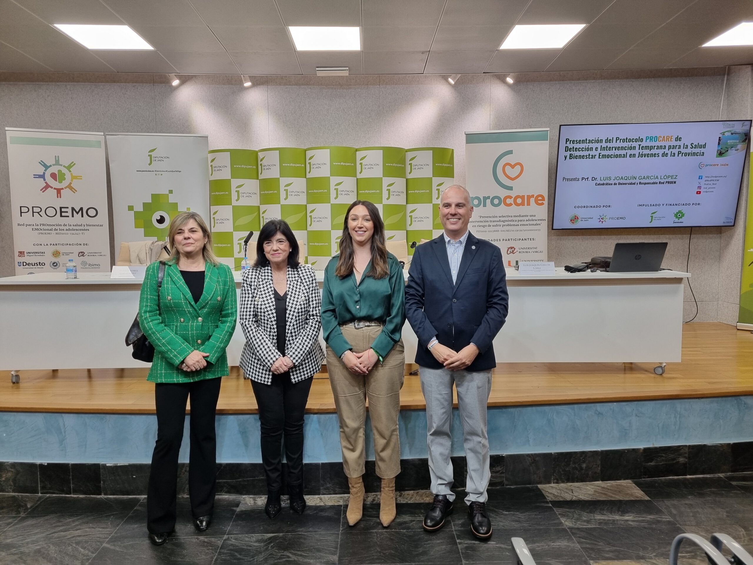 The University of Jaén and the PROEMO Network will implement the PROCARE initiative to improve the health and emotional well-being of adolescents in the province of Jaén.