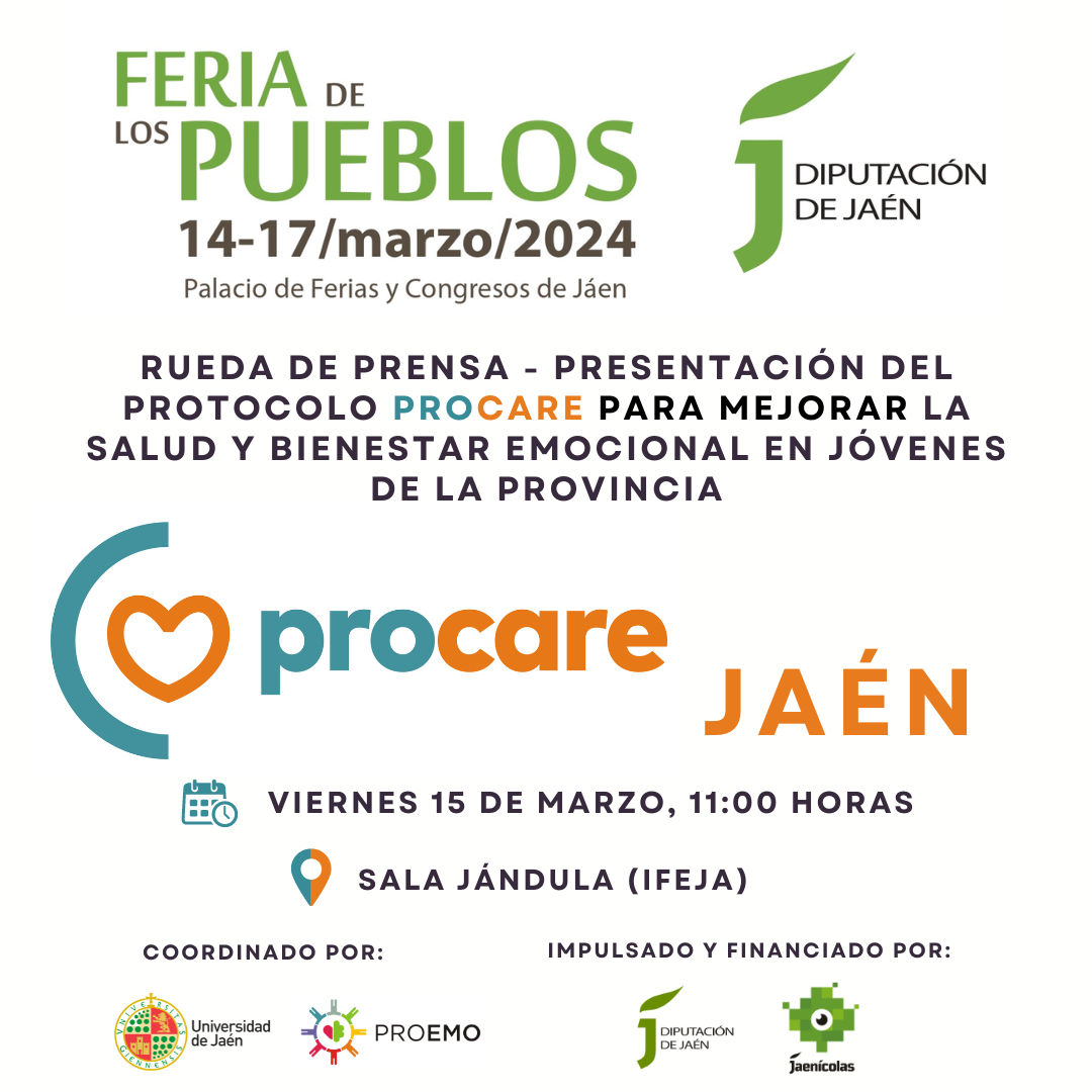 The University of Jaén and the PROEMO Network present the PROCARE initiative at the IX Feria de los Pueblos (IX People’s Fair)